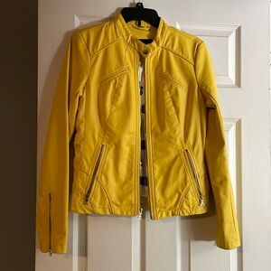 GUESS Women's Faux Leather Jacket